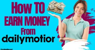 How To Earn Money From Dailymotion