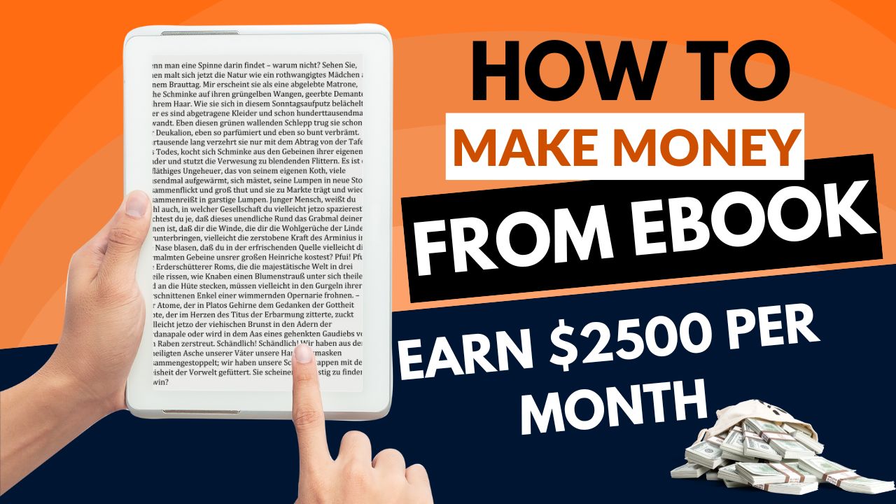 How To Make Money From Ebooks